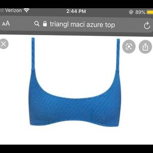 ISO Triangl Maci Azure Top